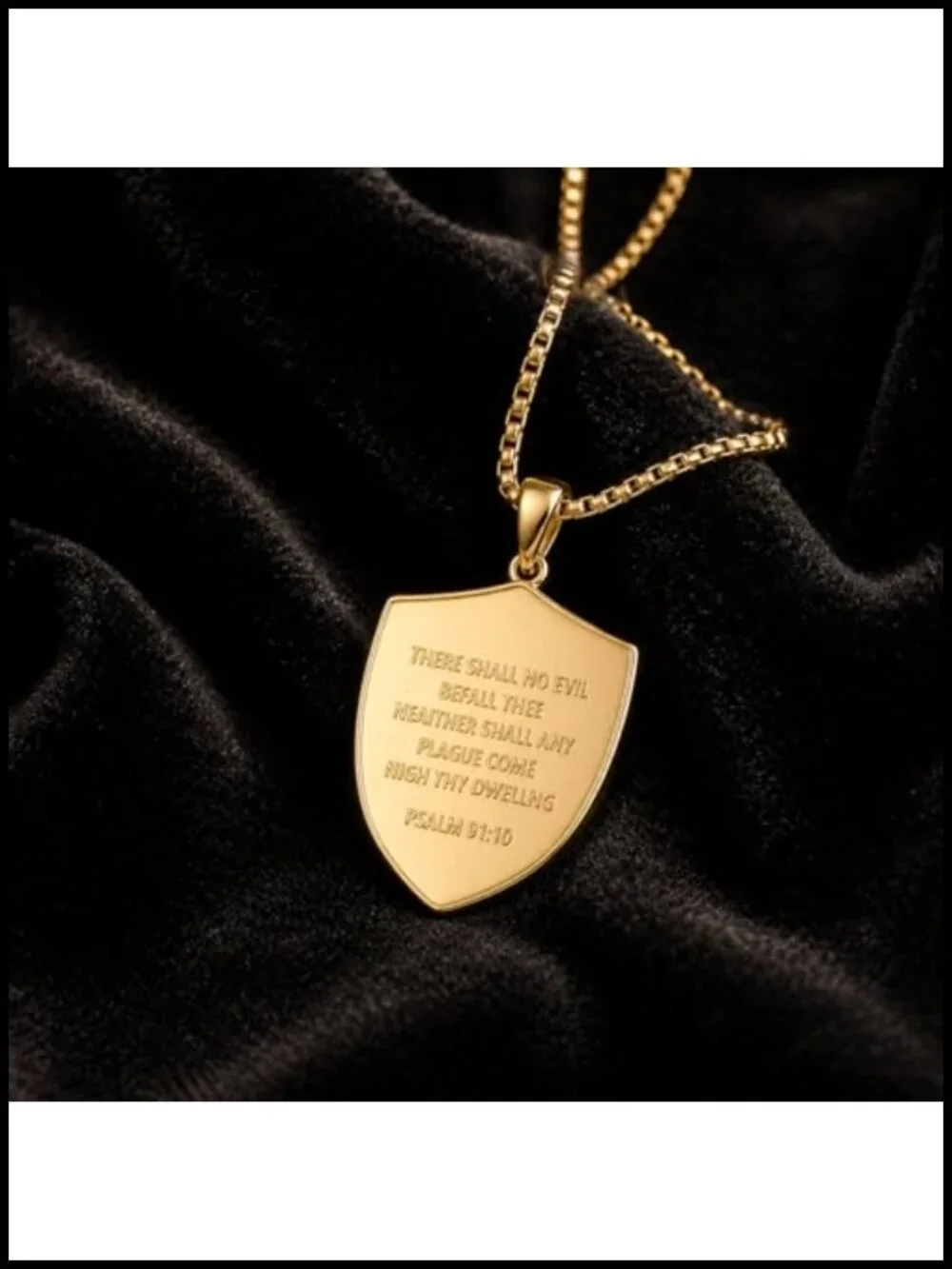 St Michael 14K Gold Plated Catholic Pendant Necklace Religious Amulet